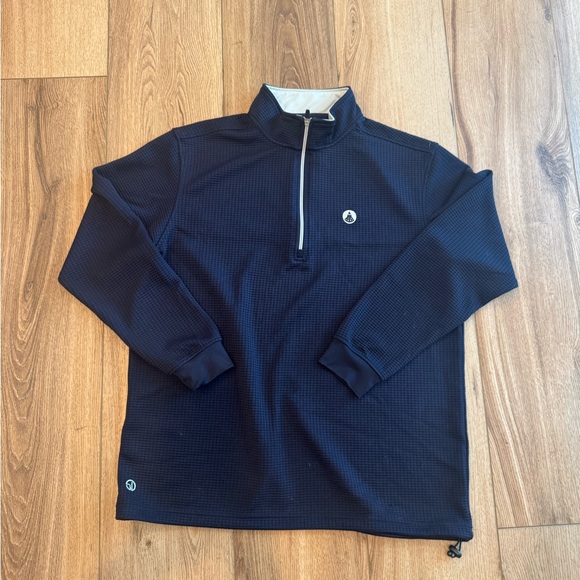 Navy Blue‎ Quarter-Zip Pullover - Picture 1 of 7
